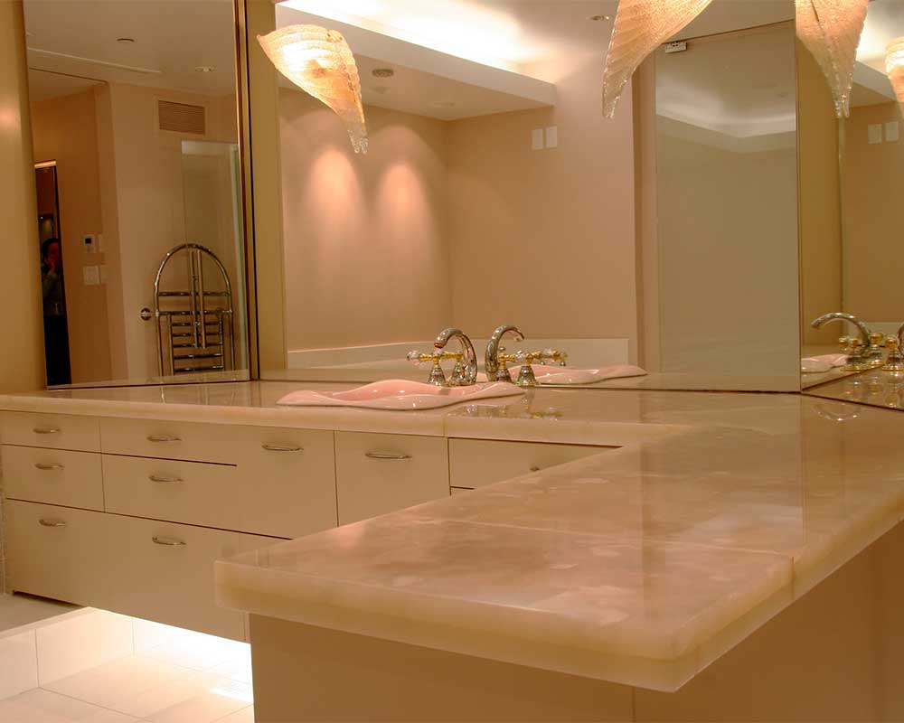 translucent marble kitchen counters